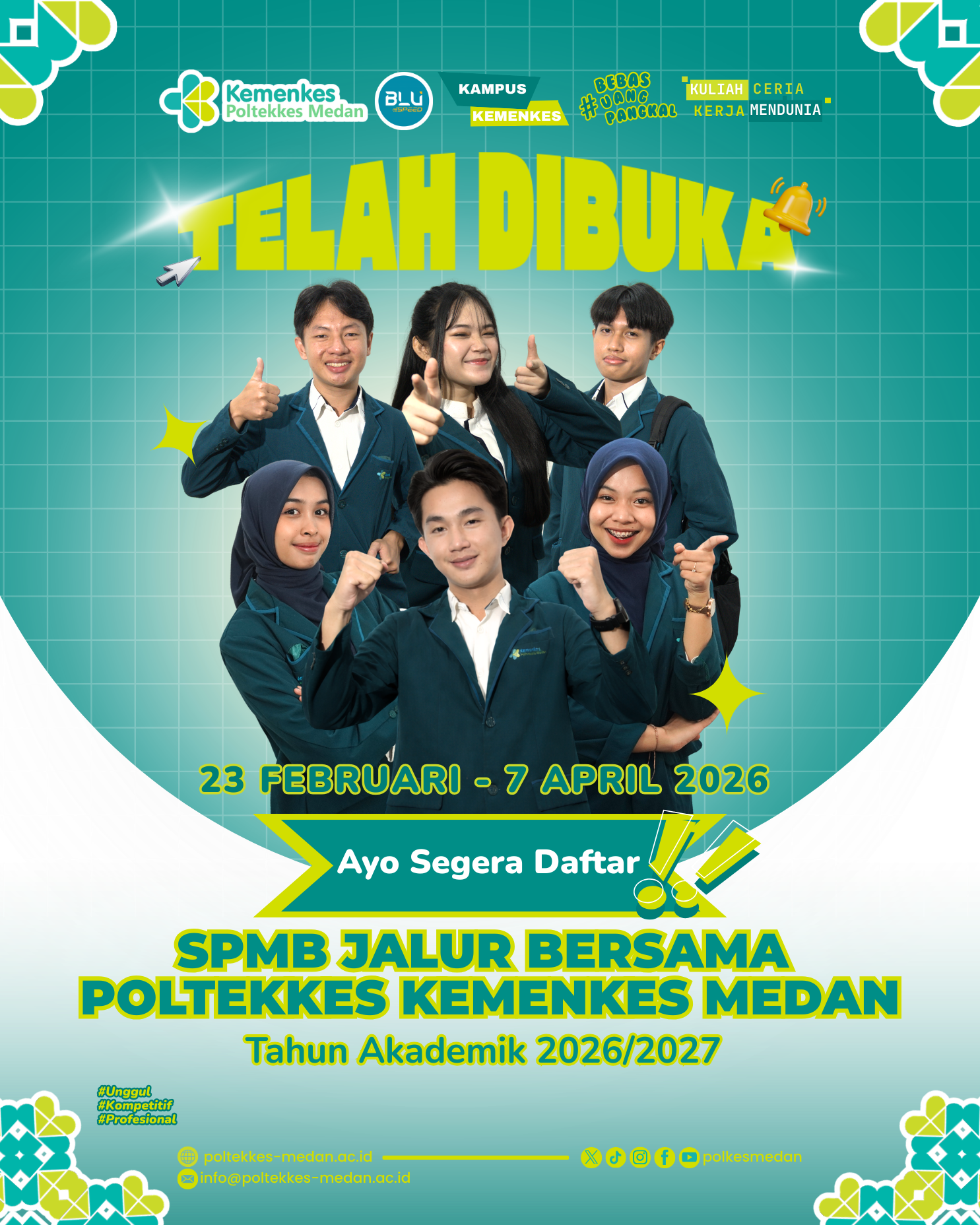 Telah dibuka pendaftaran SPMB Jalur Bersama