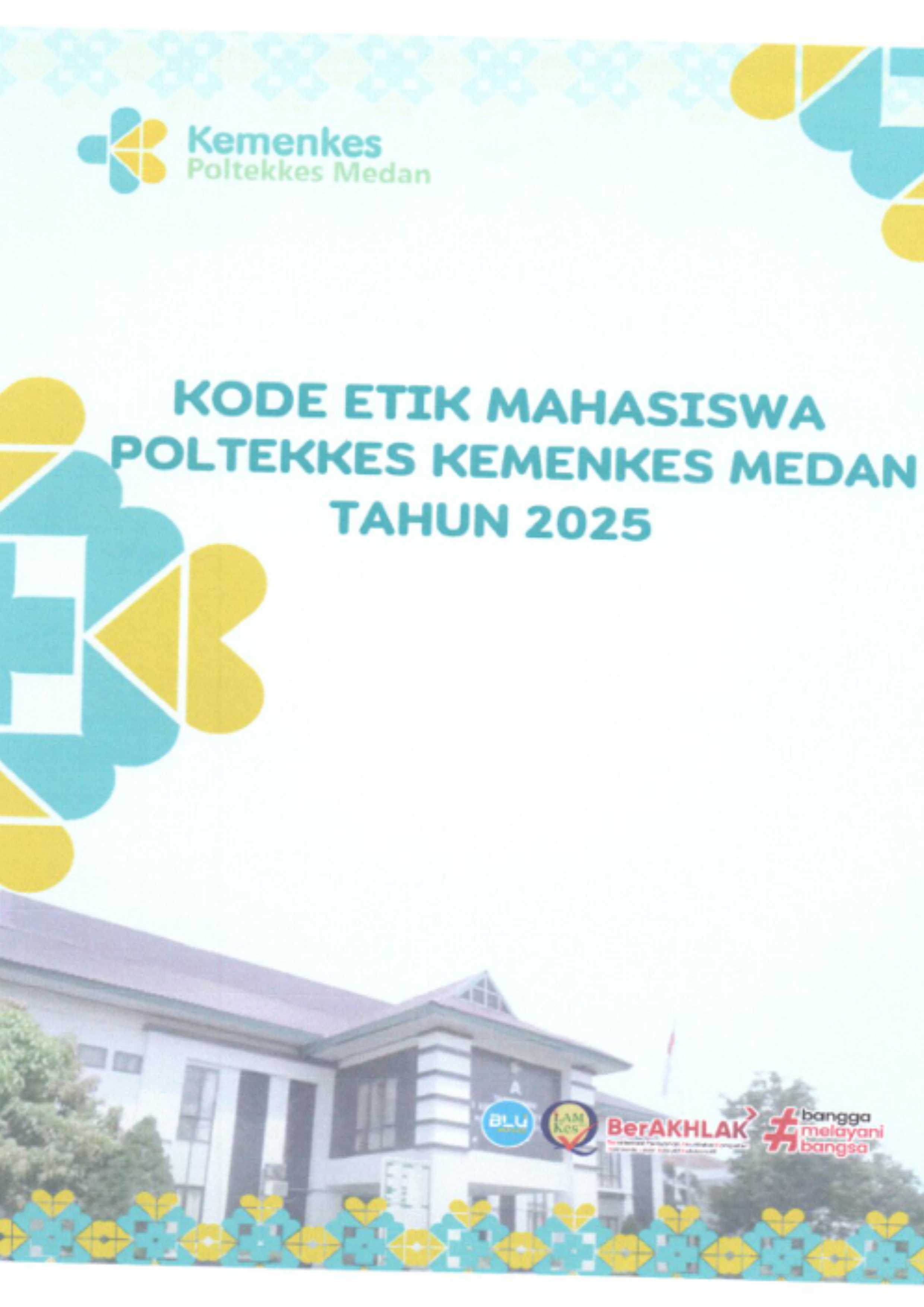 Kode Etik Mahasiswa Poltekkes Kemenkes Medan tahun 2025